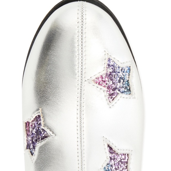 Wonder Nation Girls Starstruck Glitter Ankle Boots - Picture 5 of 6